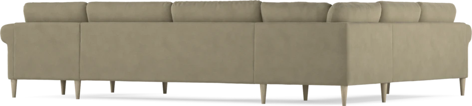 Bridge - Hörnsoffa, 2+3-sits med schäslong höger - Beige