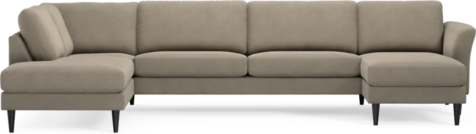 Bridge - 3-sits soffa med divan vänster och schäslong höger - Beige