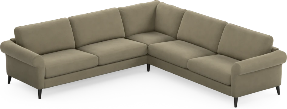 Bridge - Hörnsoffa, 3+3-sits - Beige