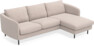 Madison Lux - 2-sits soffa med schäslong höger - Beige