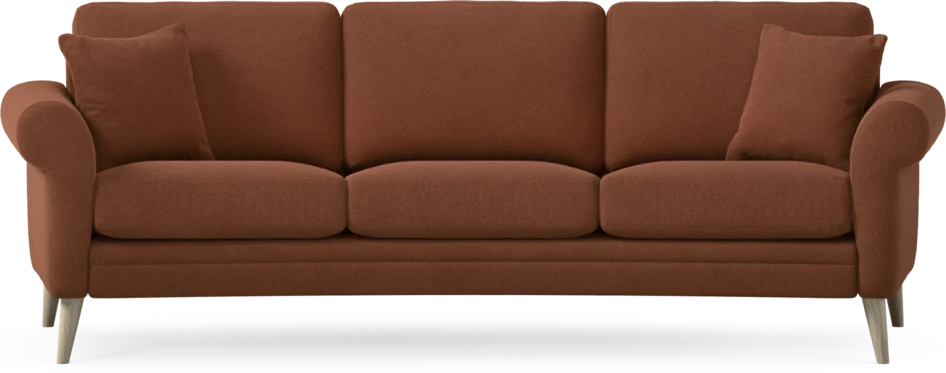 Eden - 3-sits soffa svängd - Orange