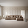 Rossi - 3-sits soffa med divan höger - Beige