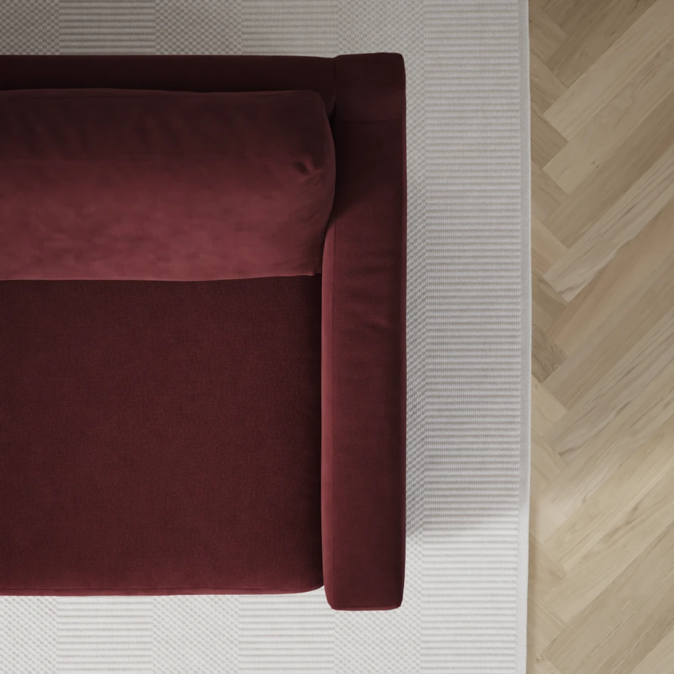 Friday - 3-sits soffa - Rosa