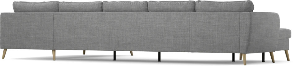 County - 4-sits soffa med schäslong vänster och divan höger - Grå