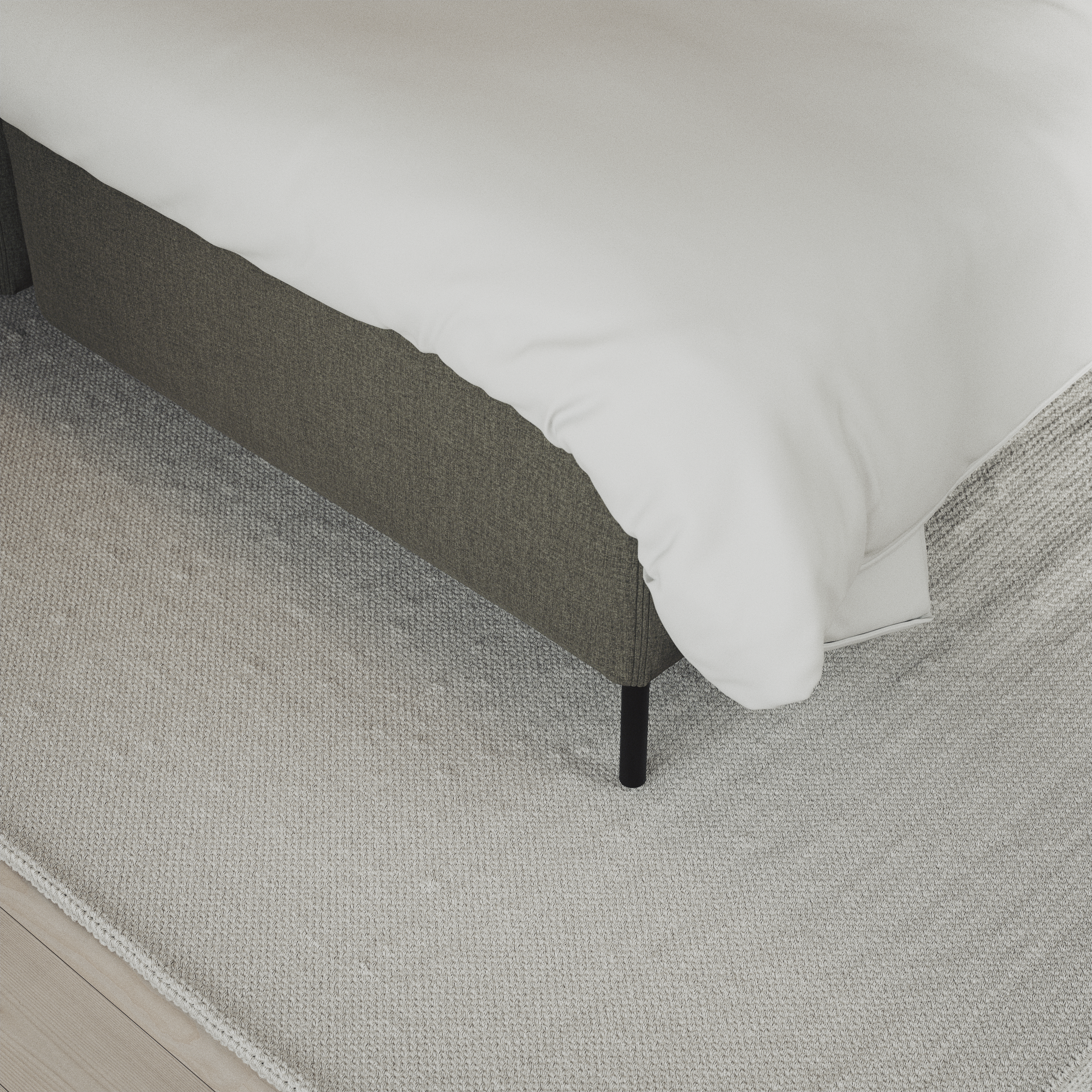 Delux Sense - Kontinentalsäng, enkelsäng 120 cm med bäddmadrass och sängben - inspiration
