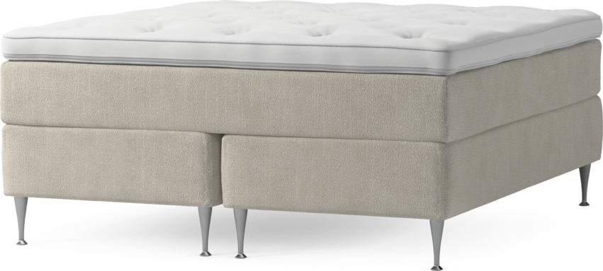 Delux Dream - Kontinentalsäng, dubbelsäng med bäddmadrass och sängben