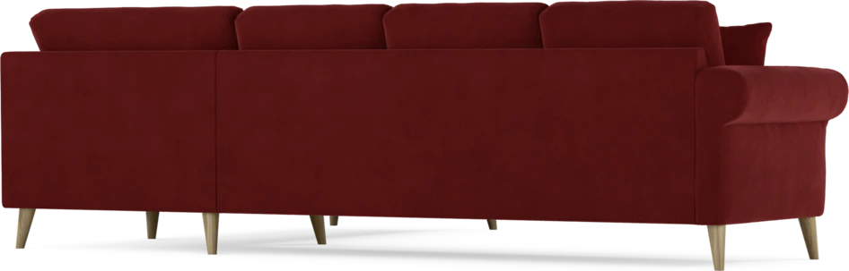 Eden - Hörnsoffa, 3+2-sits - Röd