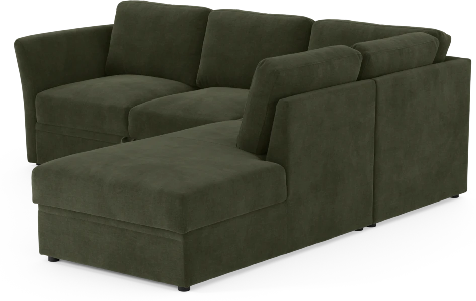 Öland - Bäddsoffa med divan höger - Beige