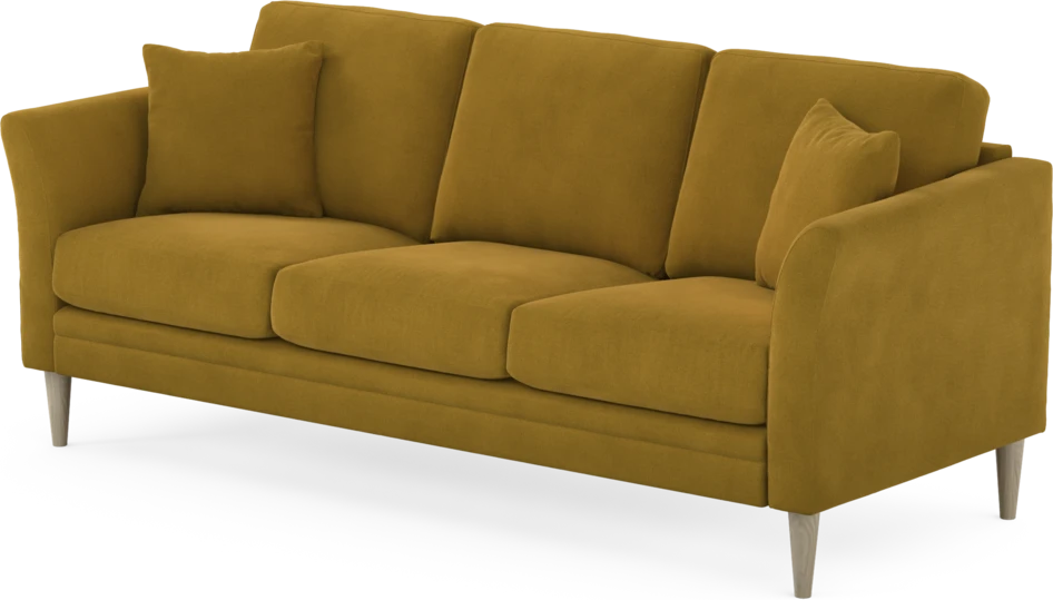 Eden - 3-sits soffa - Gul