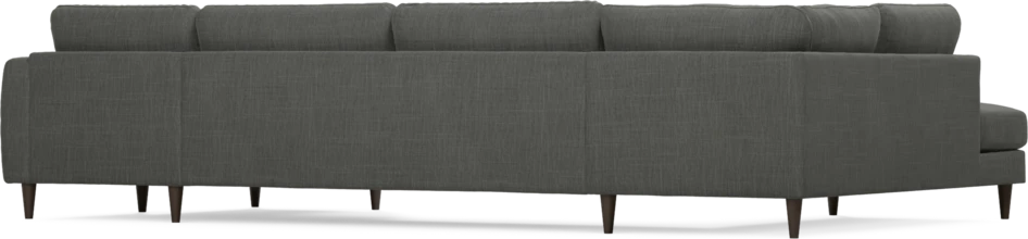 Bridge - 3-sits soffa med divan vänster och schäslong höger - Grå