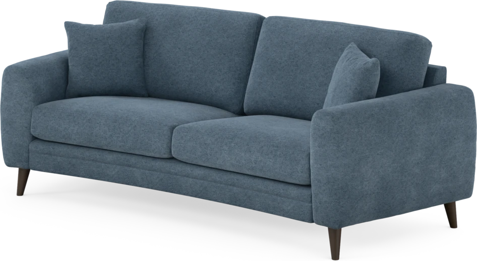 Eden - 2,5-sits soffa svängd - Blå