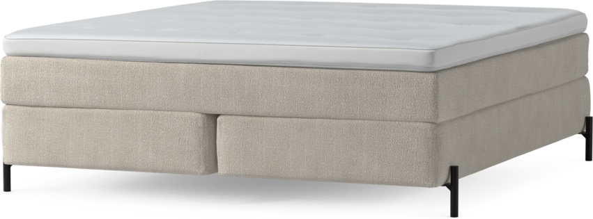 Delux Sense - Kontinentalsäng, dubbelsäng med bäddmadrass och sängben