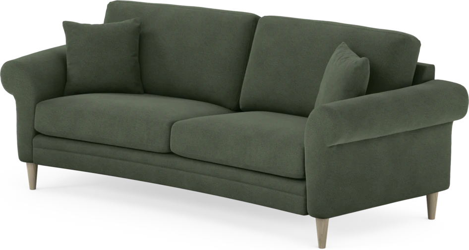 Eden - 2,5-sits soffa svängd - Grön