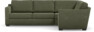 Friday - Hörnsoffa, 2,5+1,5-sits - Grön