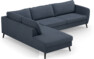 County - 2,5-sits soffa med divan vänster - Blå