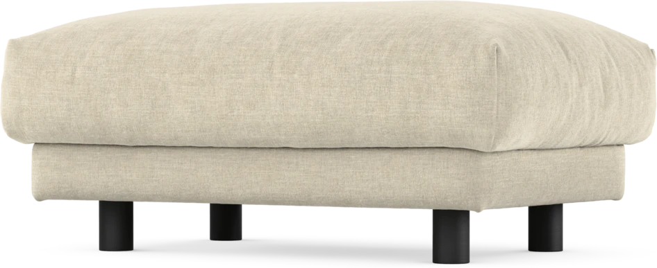 Cherrie - Fotpall 110, fast klädsel - Beige