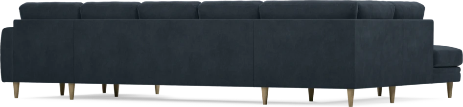 Eden - 3-sits soffa med divan vänster och schäslong höger - Blå