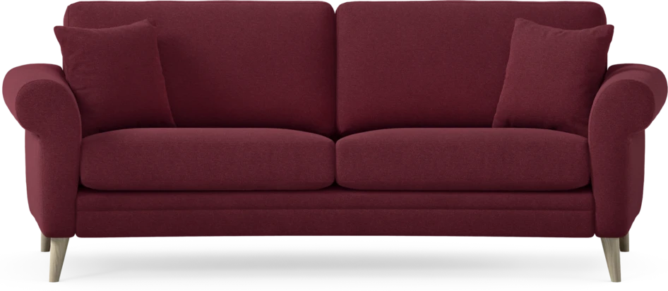 Eden - 2,5-sits soffa svängd - Röd