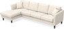 Eden - 3-sits soffa med schäslong - Beige