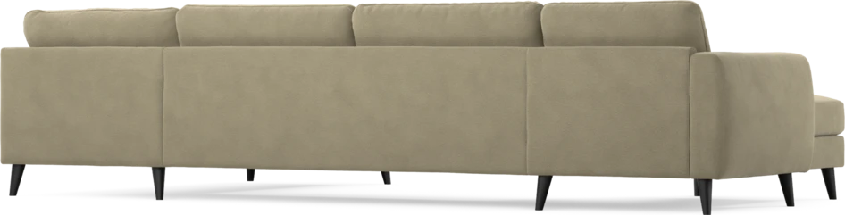 Bridge - 3-sits soffa med schäslong vänster och divan höger - Beige