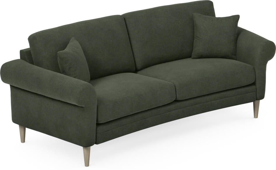 Eden - 2,5-sits soffa svängd - Grön
