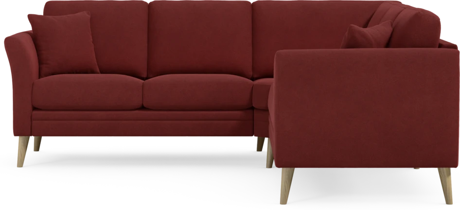 Eden - Hörnsoffa, 2+2-sits - Röd
