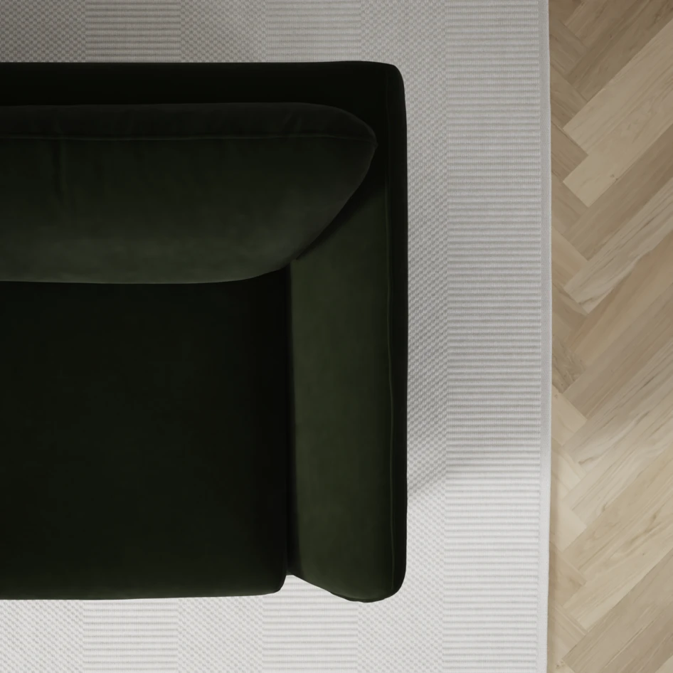 Madison Lux - Hörnsoffa 3+2-sits, hörn 1 - Grön