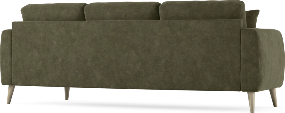 Eden - 3-sits soffa svängd - Grön