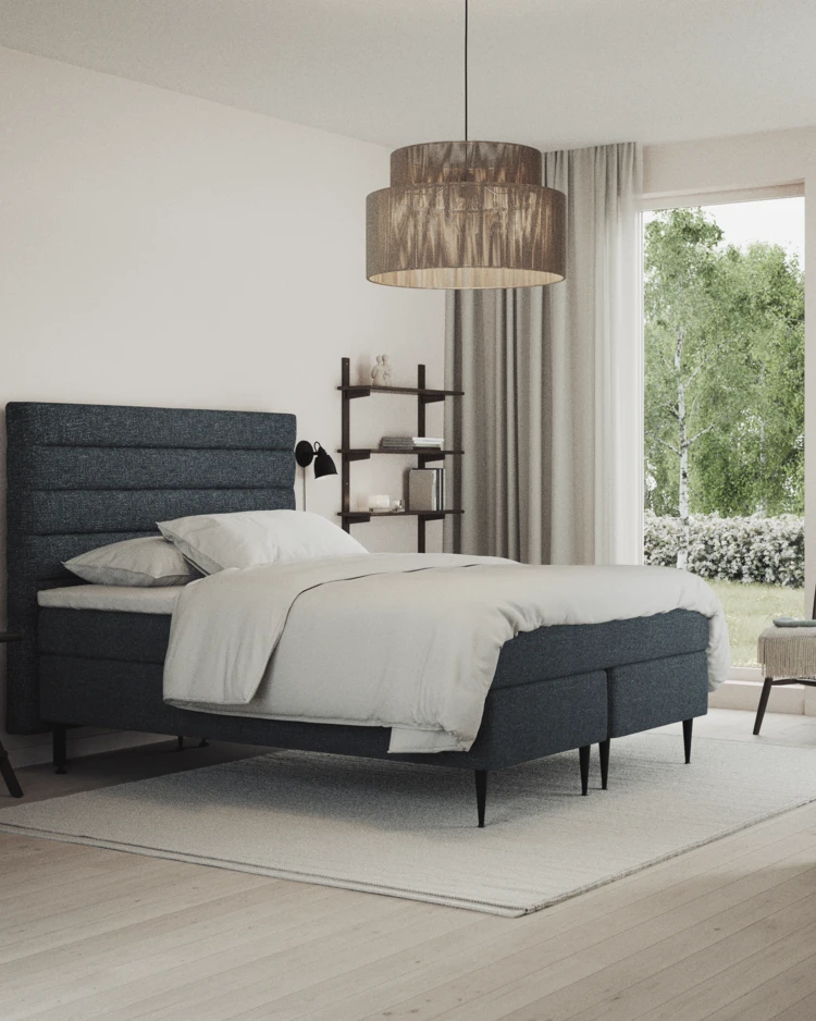 Asperö Comfort - Kontinentalsäng, dubbelsäng med bäddmadrass Comfort och sängben - inspiration