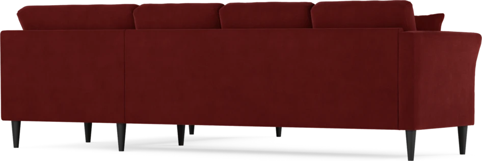 Eden - Hörnsoffa, 3+2-sits - Röd