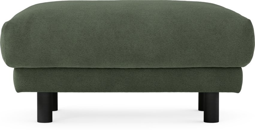 Cherrie - Fotpall 110, fast klädsel - Grön