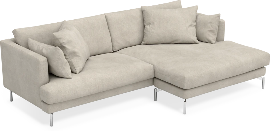 Harper - 4-sits med schäslong XL höger - Beige