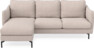 Madison Lux - 2-sits soffa med schäslong vänster - Beige