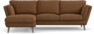 Madison Lux - 2-sits soffa med schäslong vänster - Brun