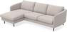 Madison Lux - 2-sits soffa med schäslong vänster - Grå