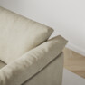 Cherrie - 3-sits soffa, fast klädsel - Beige
