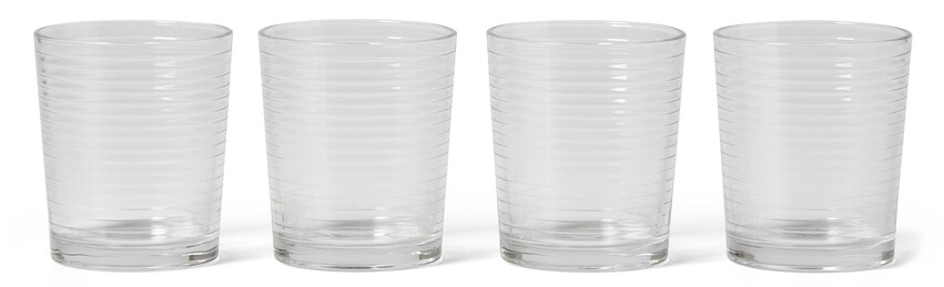 Daga - Glas, H 10 Ø 8,7 cm, 34 cl, 4-pack - Vit