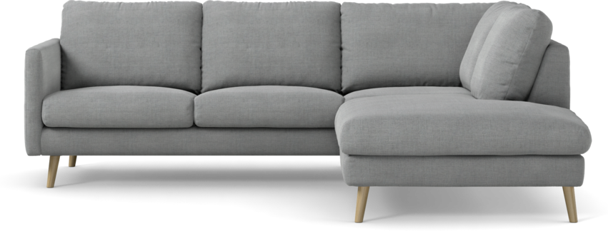 Madison Lux - 2-sits soffa med divan höger - Grå