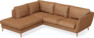 Madison - 2-sits soffa med divan vänster - Orange