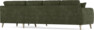 Eden - Hörnsoffa, 3+1-sits - Grön