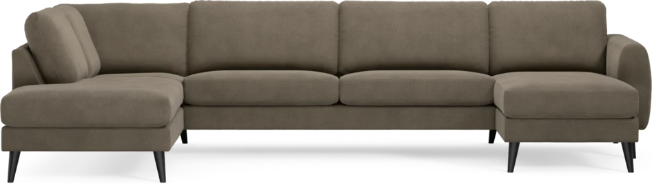 Bridge - 3-sits soffa med divan vänster och schäslong höger - Beige