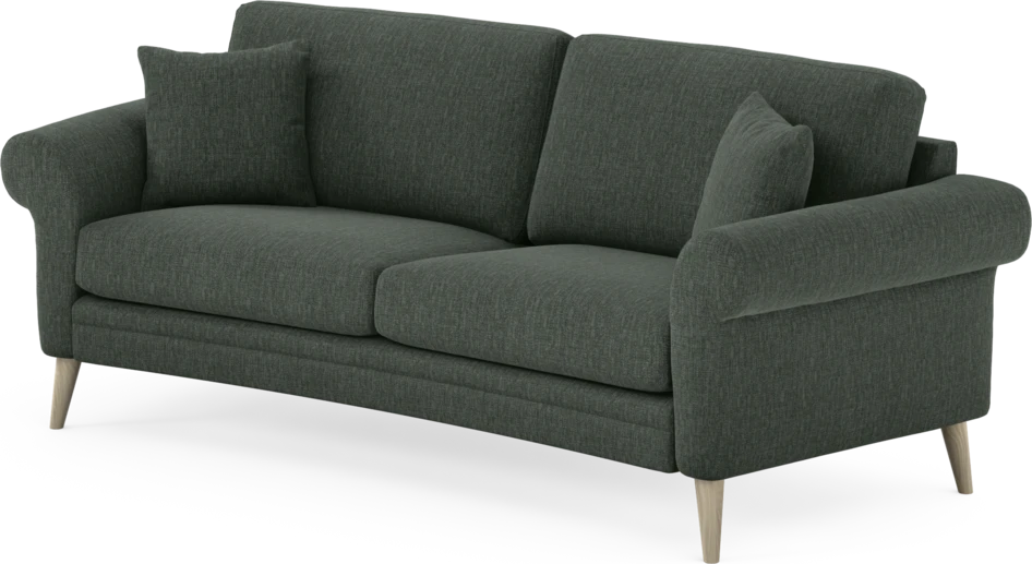 Eden - 2,5-sits soffa svängd - Grön