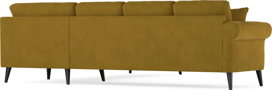 Eden - Hörnsoffa, 3+3-sits - Gul