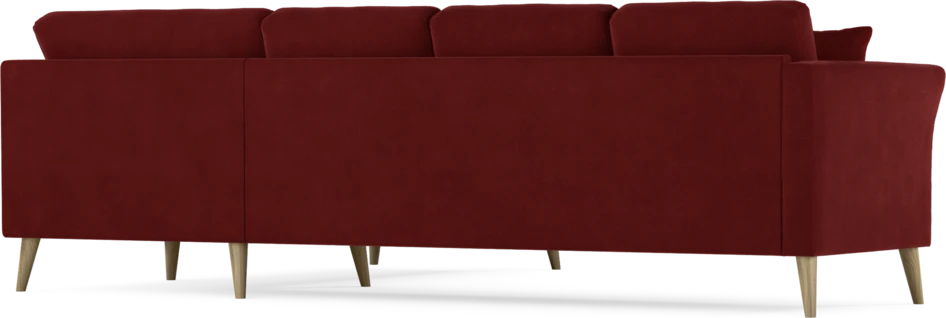 Eden - Hörnsoffa, 3+2-sits - Röd