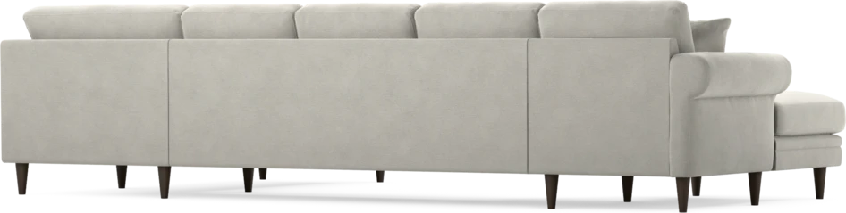Eden - 3-sits soffa med schäslong vänster och divan höger - Grå