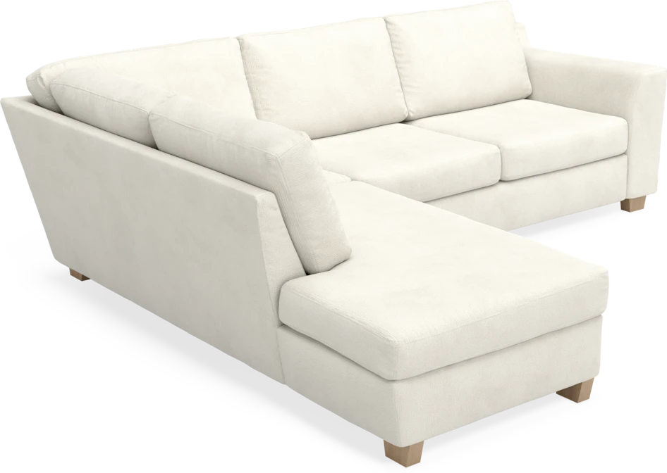 Friday - 2,5-sits soffa med divan vänster - Vit