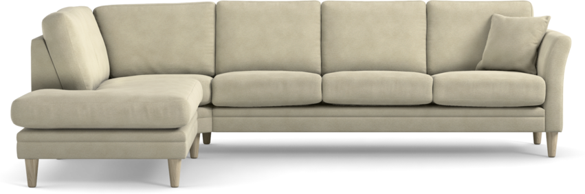Eden - 3-sits soffa med divan - Beige
