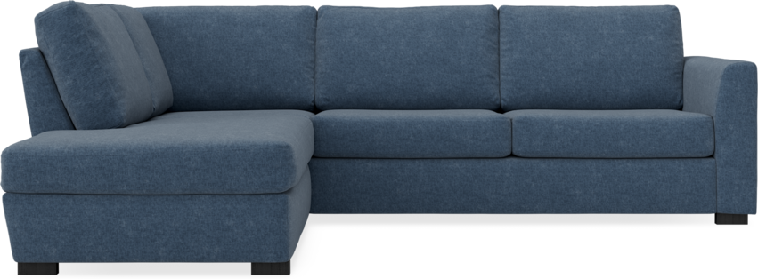 Friday - 2,5-sits soffa med divan vänster - Blå