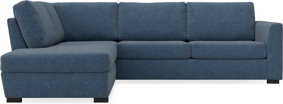 Friday - 2,5-sits soffa med divan vänster - Blå