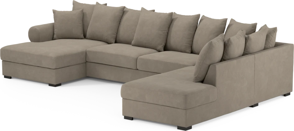 Town - 3-sits soffa med divan höger och schäslong vänster - Beige
